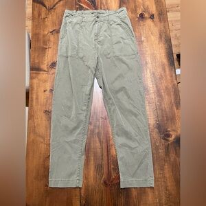 Topshop Cargo Pants Khaki Army Green Trousers Womens 8